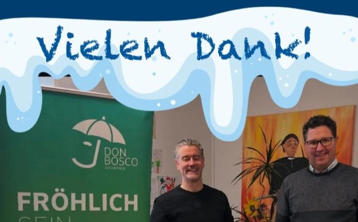 Danke den Spendern der Aktion Weihnachtswünsche.